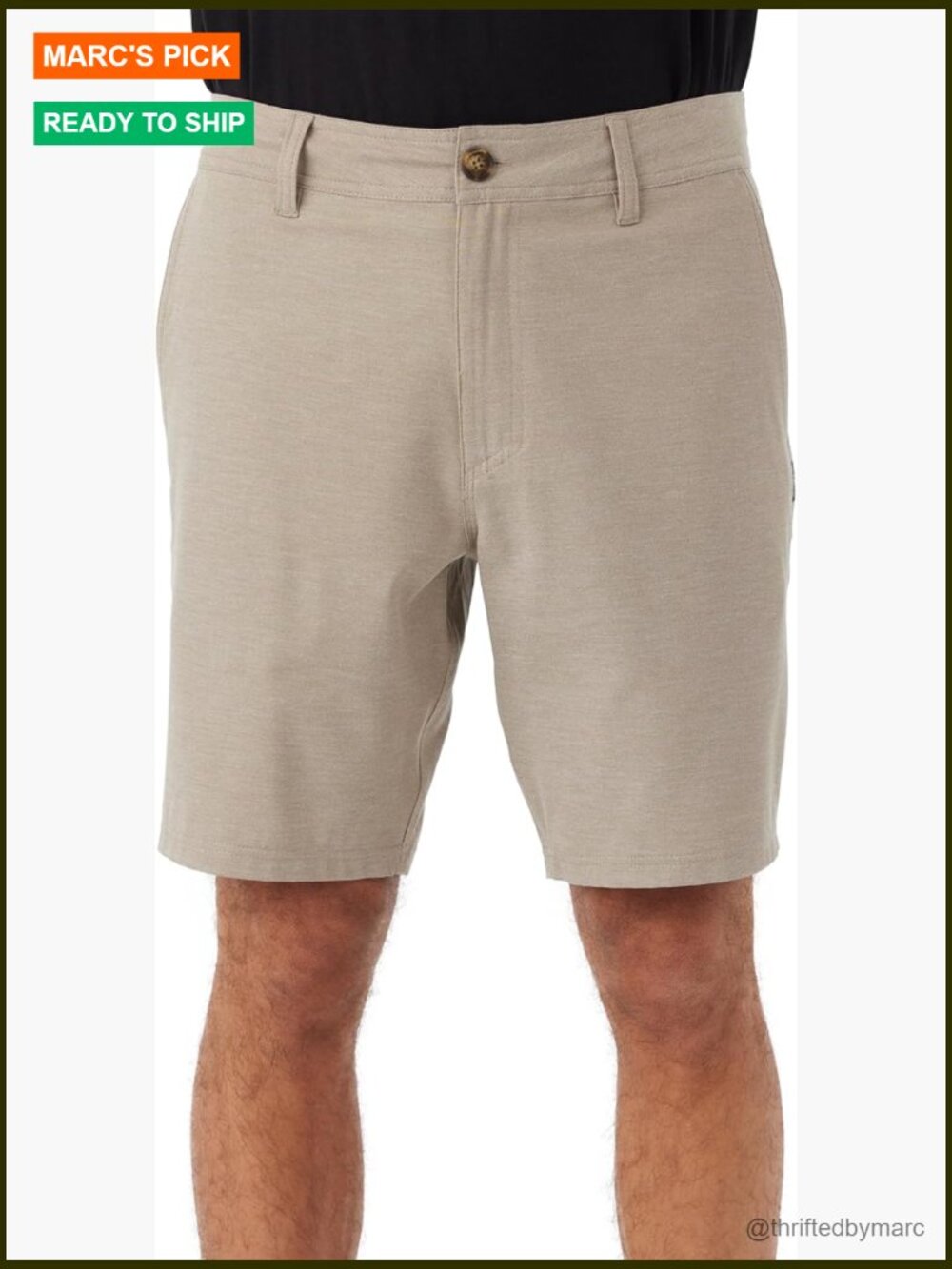 Men's 19 Inch Hybrid Shorts Quick Dry Swim Trunks with Pockets